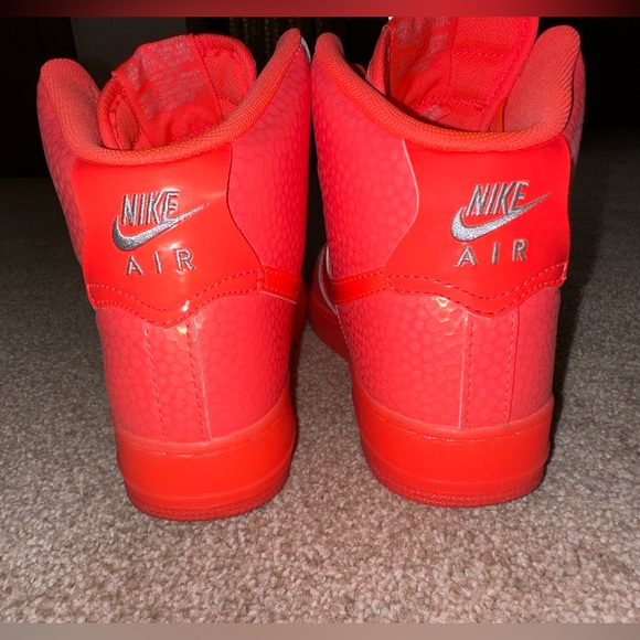 Nike Air Force One 1 High Top Hot Lava - Picture 3 of 5